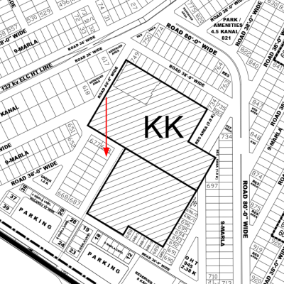 Residential Plot 9 Marla in DHA Lahore Phase 4 KK Block – Best Choice