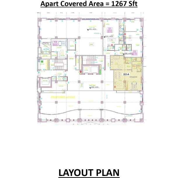1267 sqft Penta Squre Apartment in DHA Lahore Digital Auction 2025-2