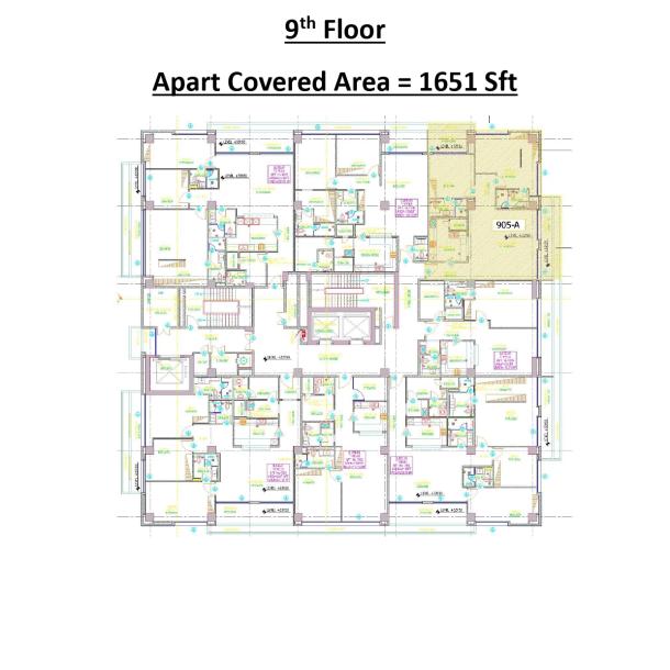 2 Bedroom 1651 sqft Penta Squre Apartment in DHA Lahore Digital Auction 2025-2