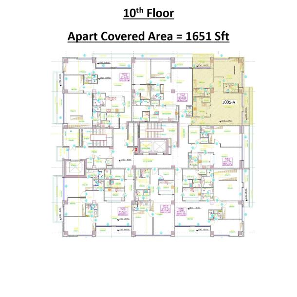 1651 sqft Penta Squre Apartment in DHA Lahore Digital Auction 2025-2