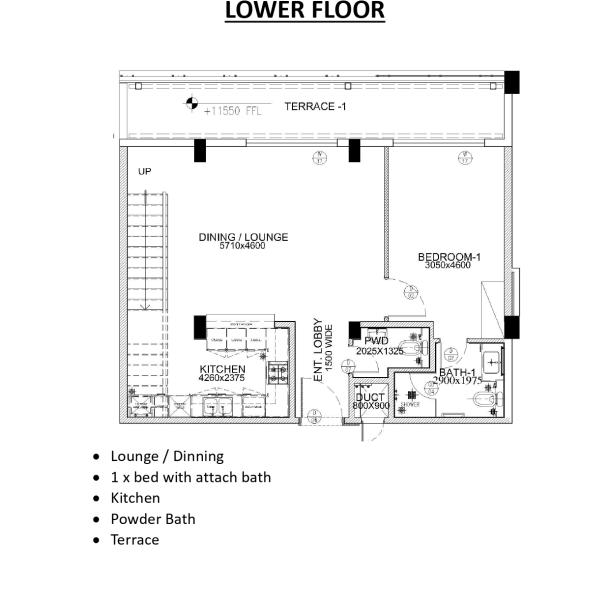 3 Bedroom Apartment In Penta Squre DHA Lahore Digital Auction 2025-2