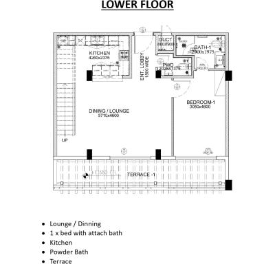 1959 sqft Penta Squre Apartment in DHA Lahore Digital Auction 2025