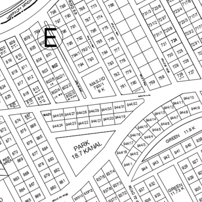 2 Kanal Facing Park Plot For Sale In DHA Phase 6