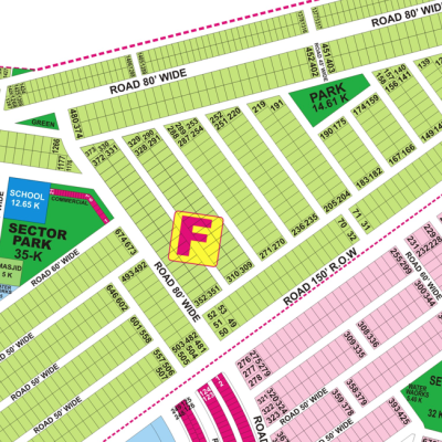 F-326- Residential Plot For Sale In DHA Phase 9 Prism Lahore