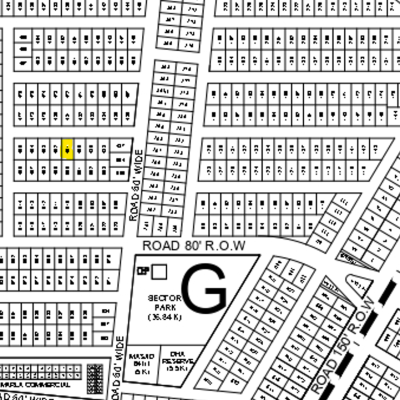 1 Kanal Possession Plot For Sale G -490 Demand 240 Lac In DHA Phase 9 Prism