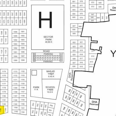 1 Kanal Residential Plot Available in DHA Phase 9 prism for Sale
