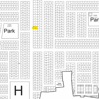 1 Kanal Plot For Sale H- 16 Demand 220 Lac In DHA 9 Prism