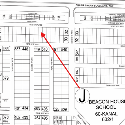 1 Kanal Residential Plot For Sale J- 26 Demand 530 Lac In DHA Phase 6