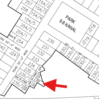 8 Marla Plot Is Available For Sale In DHA Lahore