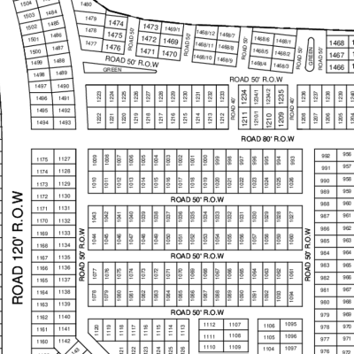 On 80 Feet Wide Road 1 Kanal Plot Available For Sale In DHA Lahore Phase 9 Prism