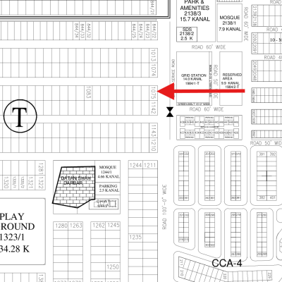 Corner 1 Kanal Plot Available For Sale In DHA Lahore Phase 7