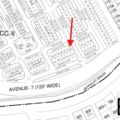 Prime Location 8 Marla Commercial Plot Available For Sale In DHA Lahore Phase 6