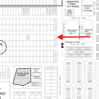 Corner 1 Kanal Plot Is Available For Sale In DHA Lahore Phase 7
