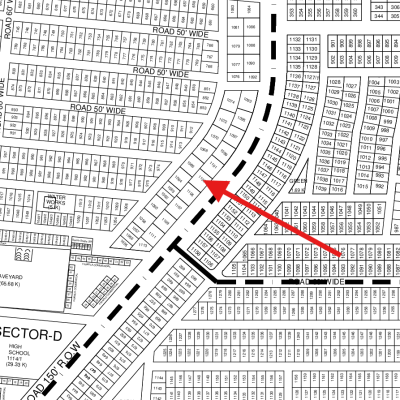 On 150 Feet Wide Road 2 Kanal Plot Is Available For Sale In DHA Lahore Phase 9 Prism