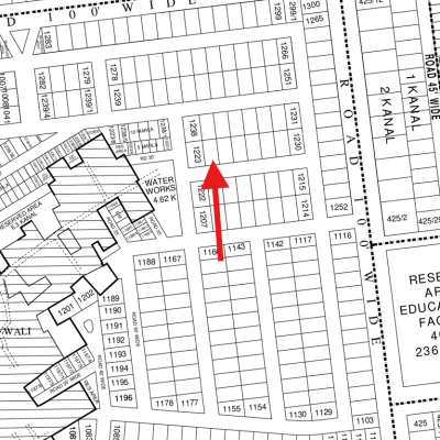 X-1124 Next To Corner Plot For Sale In DHA Lahore Phase 8 Block X