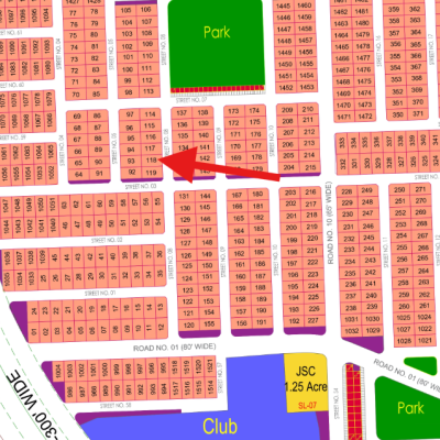 Reasonable Price 1 Kanal Prime Location Plot For Sale In DHA Multan