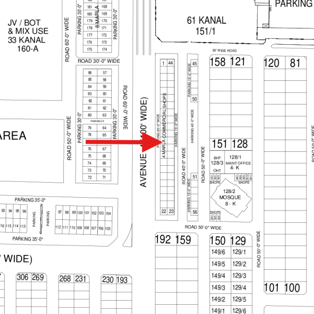 4 Marla Commercial Plot Available For Sale In DHA Lahore Phase 6-1