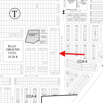 On 100 Feet Road Reasonable Price 1 Kanal Plot Is Available For Sale In DHA Lahore Phase 7