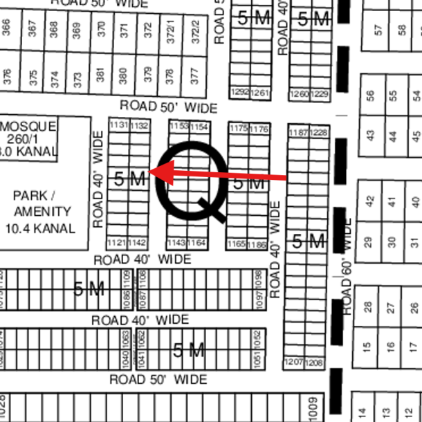 Affordable Price 5 Marla Plot Available For Sale In DHA Lahore Phase 9 Prism Block Q-1