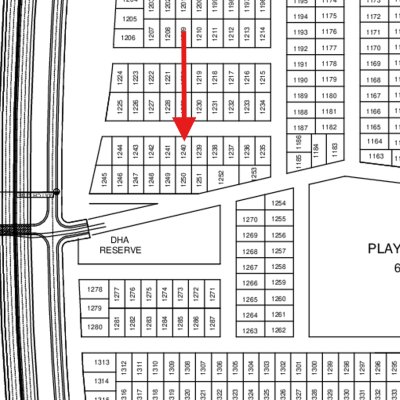 Corner Cheapest Price 1 Kanal Plot Available For Sale In DHA Lahore Phase 9 Prism Block H