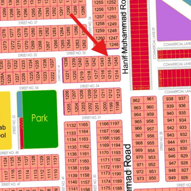 Low Price 1 Kanal Plot Available For Sale In DHA Multan Sector R-1