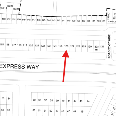 Ideal Location 8 Marla Commercial Plot Available For Sale In DHA Lahore Phase 8 Broadway