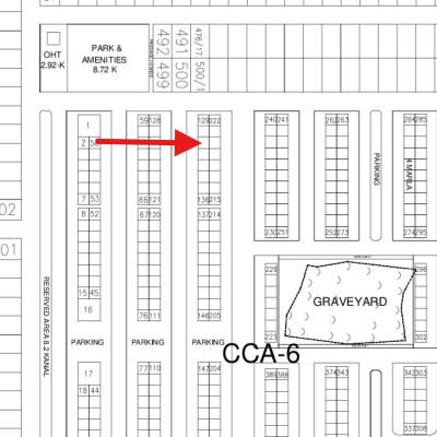 Prime Location 4 Marla Commercial Plot Available For Sale In DHA Lahore Phase 7 Block CCA6