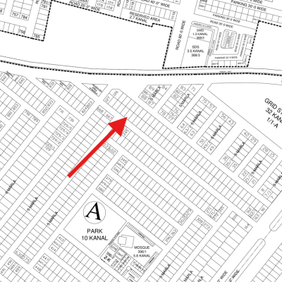 A-132 Best Location 5 Marla Plot Available For Sale In DHA Lahore Phase 9 Town