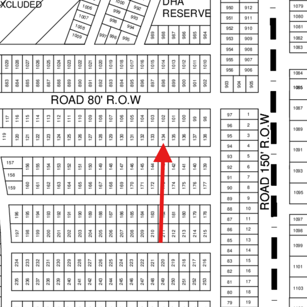 Affordable 1 Kanal Plot Is Available For Sale In DHA Lahore Phase 9 Prism Block C-1