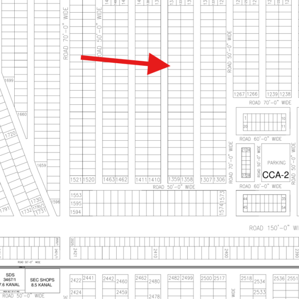 Y-1374 Affordable Price 1 Kanal Plot For Sale In DHA Lahore Phase 7-1