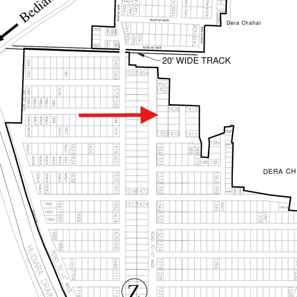 DHA Lahore Phase 7 Block Z2 1 Kanal Plot Available For Sale-1
