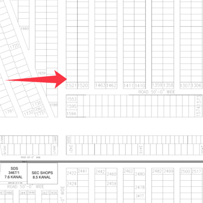 Y-1522 Best Location Plot Available For Sale In DHA Lahore Phase 7