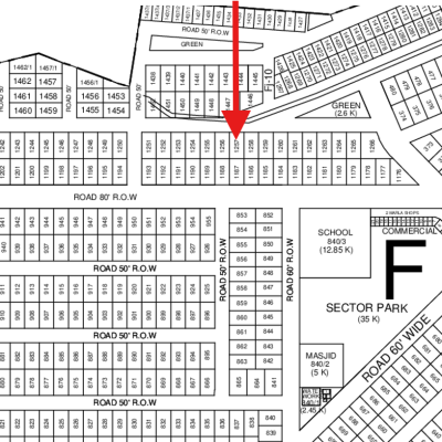 DHA Phase 9 Prism Best Location 1 Kanal Possession Plot Available For Sale In DHA Lahore Phase 9 Prism Block F-1
