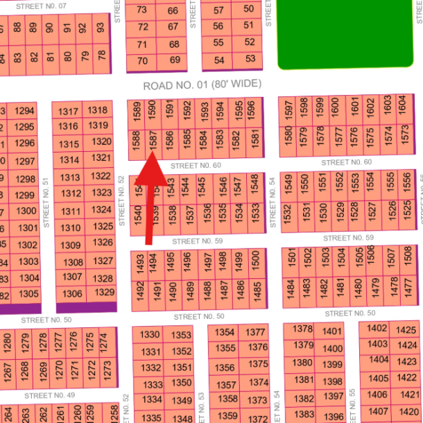 Affordable D-1587 Prime Location 1 Kanal Plot Available For Sale In DHA Multan-1