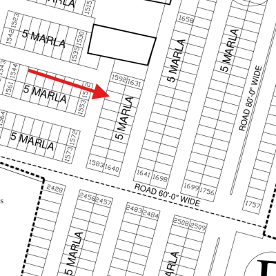 5 Marla Top Location Residential Plot Available For Sale In DHA Lahore Phase 9 Town