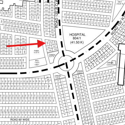 Facing Park Reasonable Price 1 Kanal Plot Available For Sale In DHA Lahore Phase 9 Prism-1