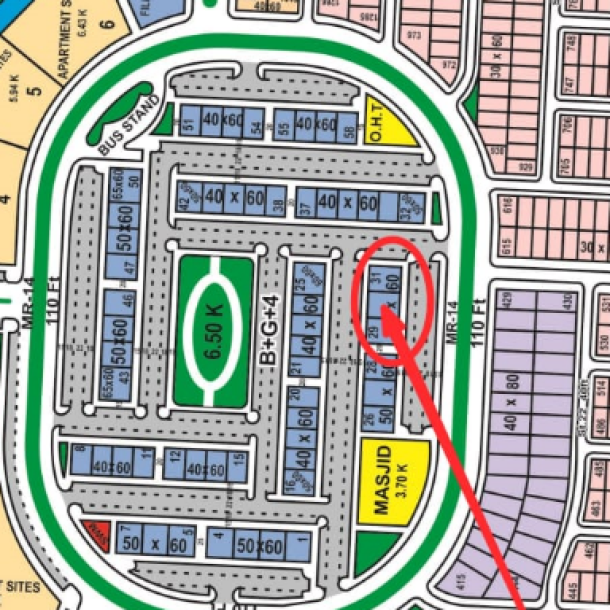 10 Marla Commercial Plot Is Available For Sale In B-17 Block F Islamabad-1
