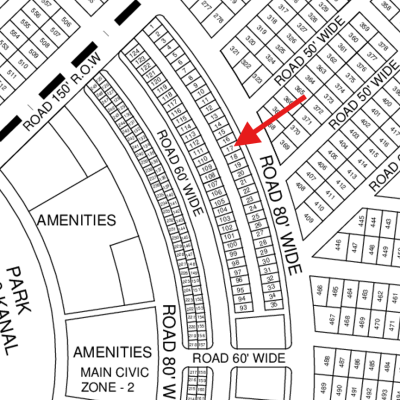 Best Location 8 Marla Commercial Plot Available For Sale In DHA Lahore Phase 9 Prism