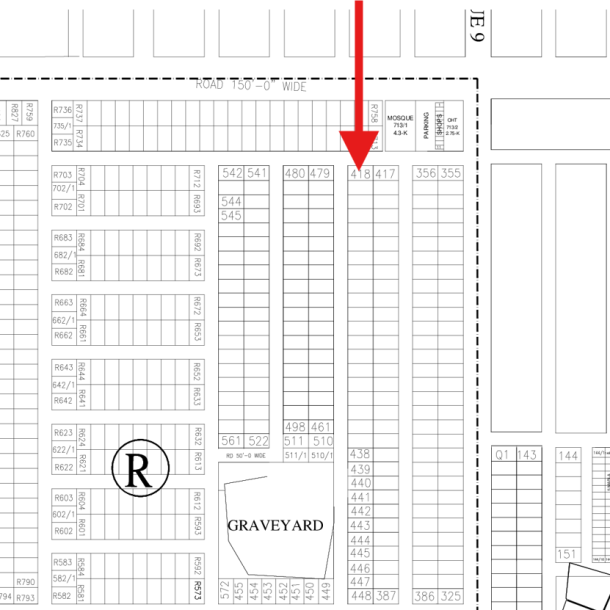 Corner 1 Kanal Plot Available For Sale In DHA Lahore Phase 7 Block R-1