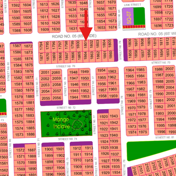 Q-1801 Best Location 1 Kanal Plot Available For Sale In DHA Multan-1