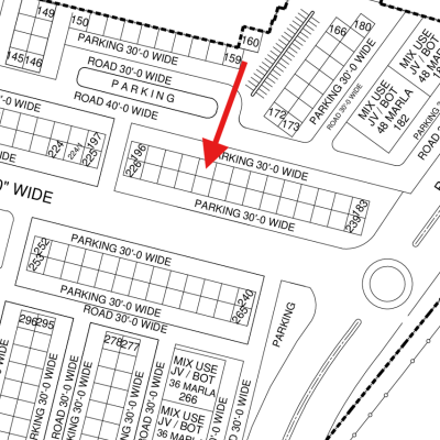 Top Location 4 Marla Commercial Plot Available For Sale In DHA Lahore Phase 9 Town Block E