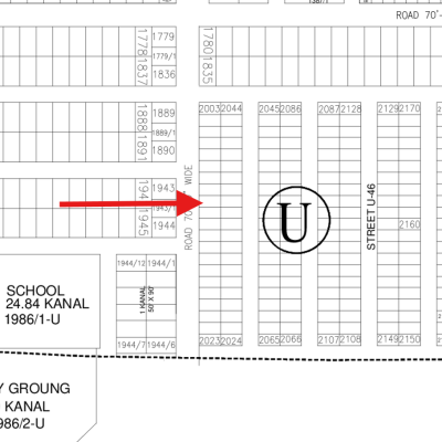 1 Kanal Best Price Plot Available For Sale In DHA Lahore Phase 7 Block U