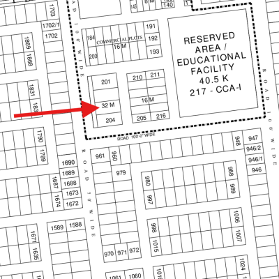 Best Investment Opportunity 32 Marla Commercial Plot Available For Sale In DHA Phase 8 CCA1