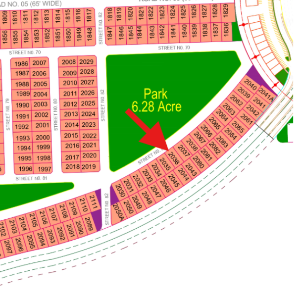 Top Location 1 Kanal Plot Available For Sale In DHA Multan Sector Q-1