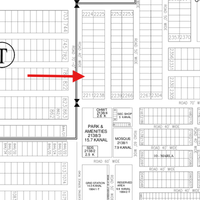 Prime Location 1 Kanal Plot Is Available For Sale In DHA Lahore Phase 7