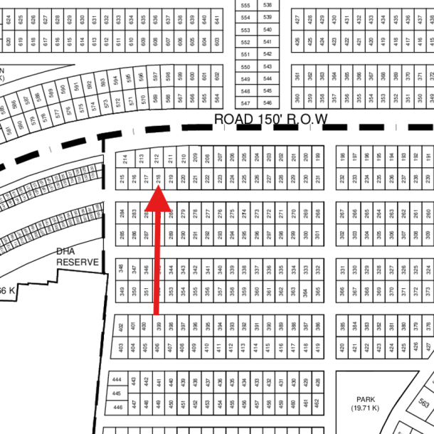 Perfect Location 1 Kanal Residential Plot Available For Sale In DHA Lahore Phase 9 Prism Block D-1