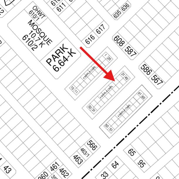 L- 23 Excellent Location 4 Marla Commercial Plot Available For Sale In DHA Lahore Phase 6 Block L-1