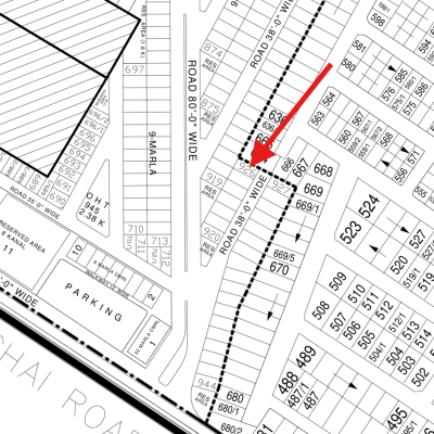 Affordable 9 Marla Plot Available For Sale In DHA Lahore Phase 4