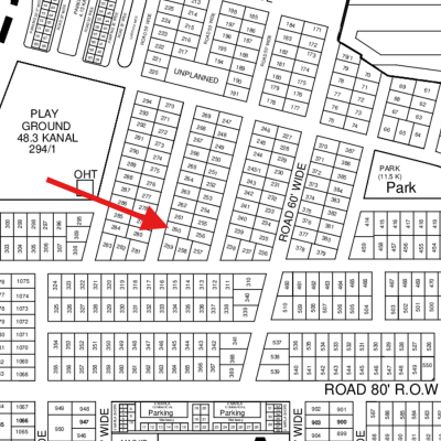 Block A Next To Corner 1 Kanal Plot Available For Sale in DHA Lahore Phase 9 Prism