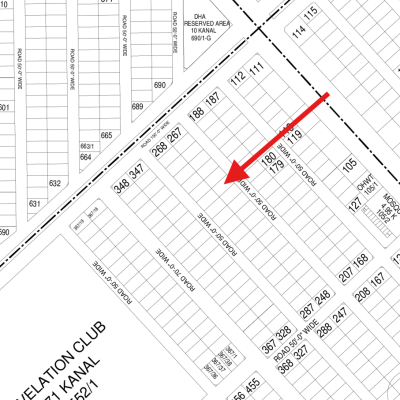 K-261 Top Location 1 Kanal Plot Available For Sale in DHA Lahore Phase 6